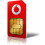 Pay As You Go SIM Card Pack Vodafone UK Network 1