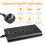6 Way Extension Lead 5M, AUOPLUS Multi Plug Extens 3