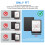 3.7V Rechargeable Battery with 18650 Charger，3300m 6