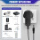 6V Power Supply Adapter, AC DC Input 100-240V 50/6 2