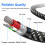 Xfaiz Most Fiber Optic Loop, Pack of 2 Universal O 7