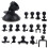 BiBiFly Car Suction Cup for Dash Cam Holder with 1 1