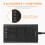6 Way Extension Lead 5M, AUOPLUS Multi Plug Extens 2