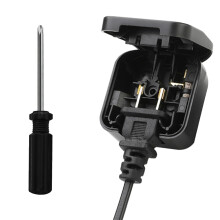 US to UK Plug Adapter Black American to UK Plug Ad