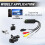 Bloomique USB 2.0 Video Capture Adapter Cable, RCA 4