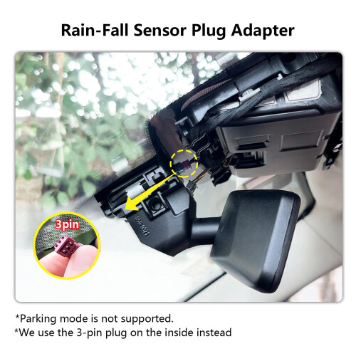 Dash Cam Power Adapter for BMW with 3-Pin Rain Sen 1