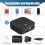5.0 Bluetooth Audio Receiver Adapter 3.5mm AUX or RCA Input NFC Wireless Bluetooth Extender Wireless Receiver with Dual Interface for Car Laptop Spea 2