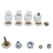 Shower Door Wheels Replacement 4Piece Set Rollers For Glass Track 19 23 25 27 29 Mm Diameter Old Pulley Arc Compatible