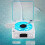 Wave Vinyl Bluetooth Speaker with Adjustable Ambie 4