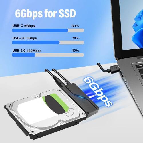 Nzkeuf Universal USB 3.0 to SATA/IDE Adapter Kit – 1