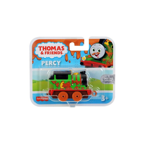 Thomas and Friends Push Along Metal Train Engine - Mud Run Percy (Box may vary) 1