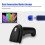 Leitor de código de barras sem fio Plug and Play, sem necessidade de drivers, com conexão Bluetooth e USB com fio. Leitor de código de barras 2D 3