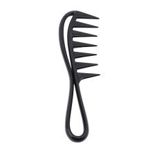Durable Material Wide Tooth Comb, Smooth Surface Gentle Detangle Scalp Massage Curved and Wavy Teeth Lightweight and Portable Multi-Purpose Hair Comb