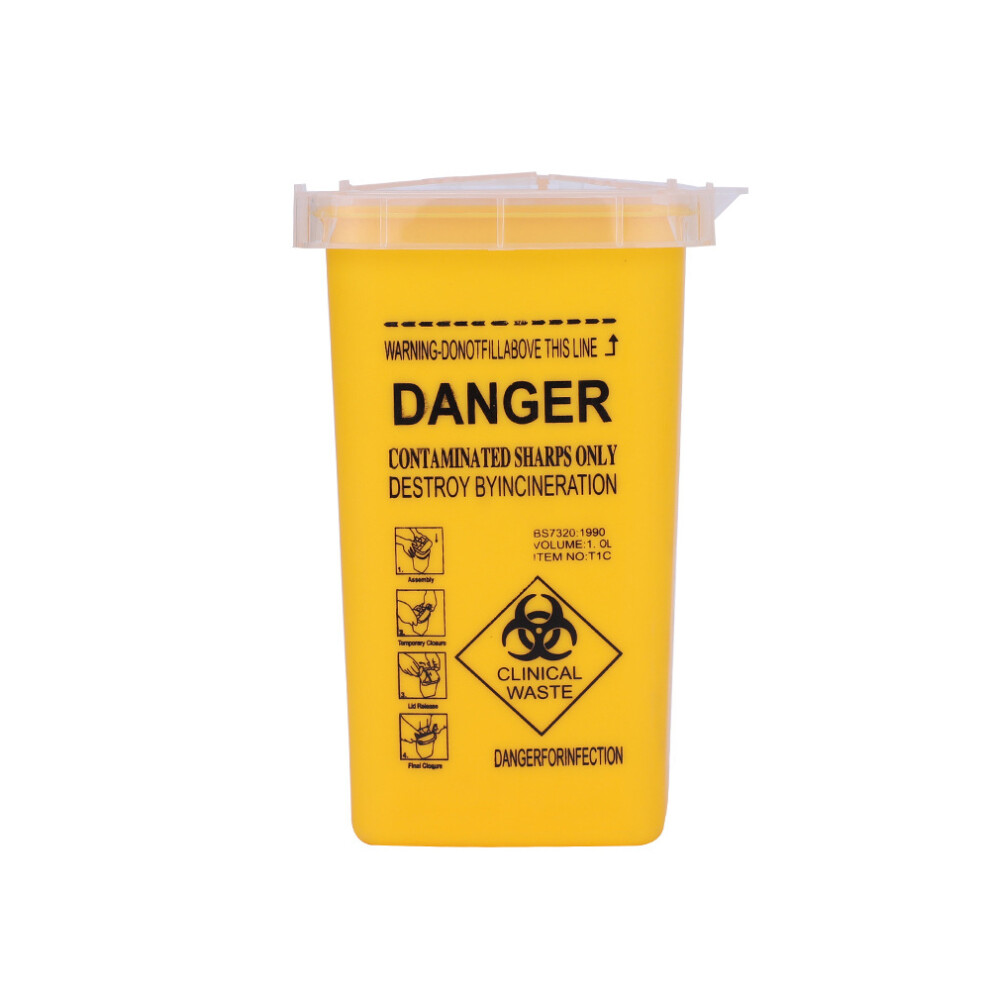 High Quality Sharps Container, Safe Disposal Of Needles And Syringes, Portable And Compact For Easy Transport, Biohazard Needle Disposal For Travel