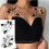 Αξεσουάρ Body Art, Εκπληκτικά Μοναδικά Σχέδια, Τρισδιάστατα Μαύρα Τατουάζ για 5