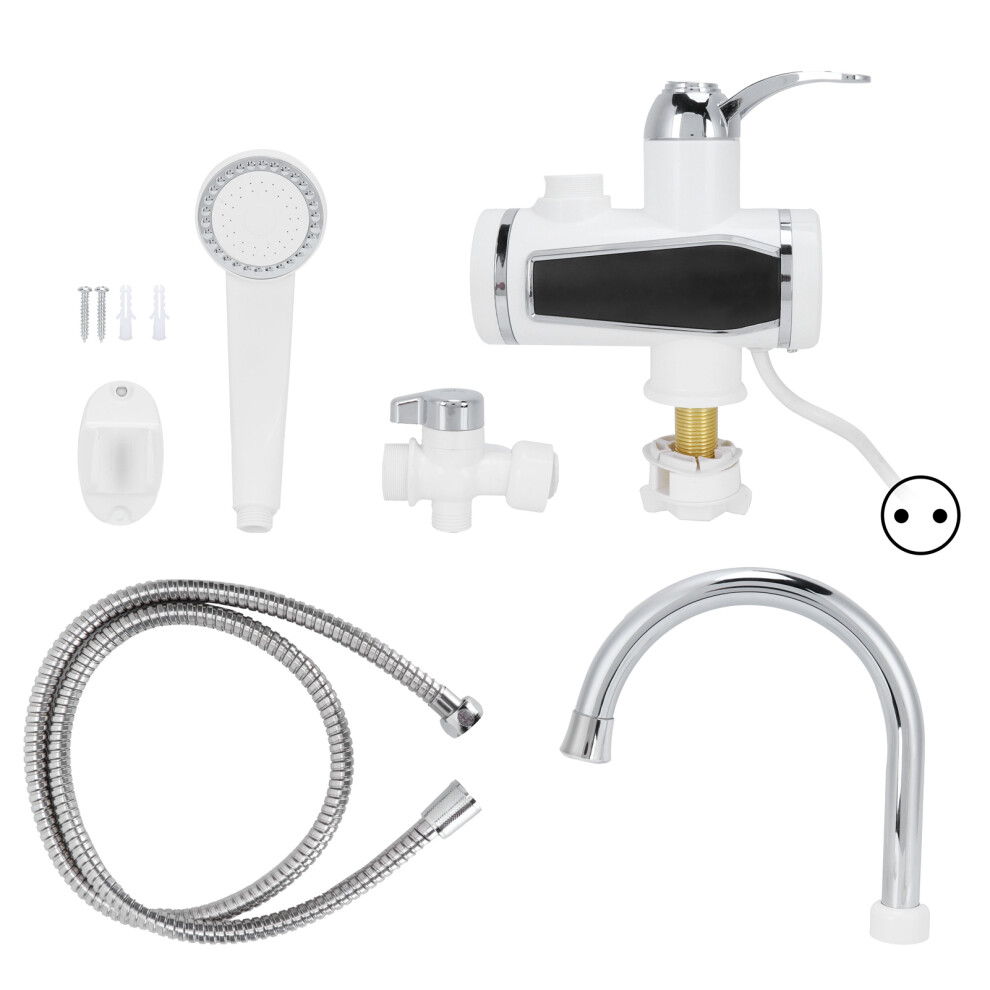 Revolutionize Your Water Usage, Instant Hot Water Solution With 360 Rotating Faucet, Tankless Electric Water Heater For Kitchen And Bathroom, Fast 9464372497126