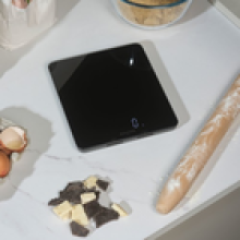 Salter Digital Kitchen Scale Hidden Until Lit Display 5KG Capacity Phantom Black