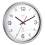 Acctim Acctim Atomik Wall Clock NonTick Sweep Radio Controlled Brushed Metal Case 30cm 1