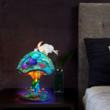Mushroom Lamp Resin USB Connection Bedside Night Light Table Decoration Gift