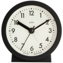 Acctim Gaby Small Analogue Contemporary Bedside Alarm Clock