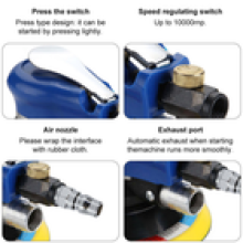 6 Air Random Orbital Polisher Sander 15cm Dual Action Electric Car Polisher