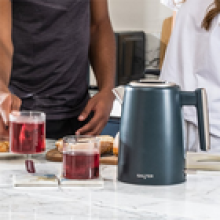 Salter Electric Kettle Marino Modern Design Auto Shut Off Blue Grey 17 L 3000 W