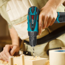 Cordless Power Drill Set Electric Driver Screwdriver with Batteries and charger