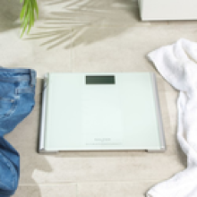 Salter Digital Bathroom Scales Glass Platform 180 Kg Capacity Ultimate Accuracy