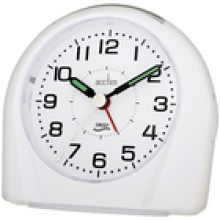 Acctim Europa Analogue Alarm Clock Non Ticking Sweep Quartz Energy Efficient
