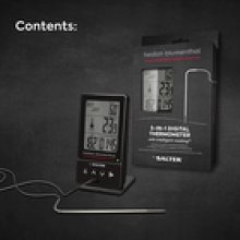 Salter Digital Thermometer Food Cooking Probe 5in1 Heston Blumenthal Precision