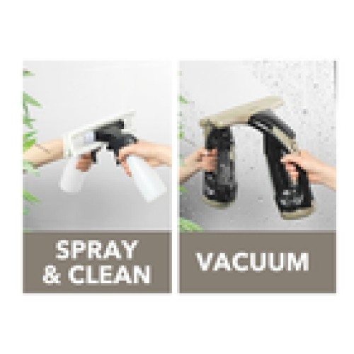 Beldray Beldray Cordless Window Cleaning Vacuum Plus Rechargeable 100ml Removable Tank 1