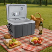 Leisurewize 50L Thermoelectric Cooler Cool Box Warmer 12V 240v Mains LWKB4