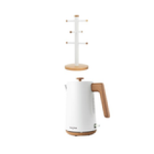 Salter Toronto 17L Rapid Boil Kettle Mug Tree 6 Branch Cup Holder White 3000W