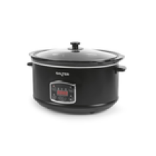 Salter 6.5L Digital Slow Cooker LED Display 3 Heat Settings Timer 320W