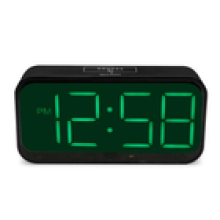 Acctim Silas Large LED Display Digital Alarm Clock
