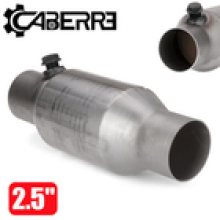 Universal 25 Sports Cat Catalytic Converter High Flow 400 Cell Stainless Steel