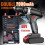 Cordless Hammer Drill Set Electric Impact Driver Screwdriver 2x 48V Battery 1