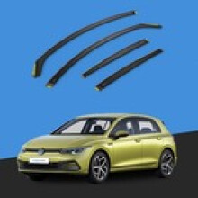 VW GOLF MK8 2020onwards 5 Door Hatchback Wind Deflectors 4pc Tinted