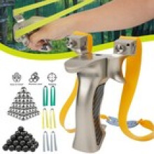 Adult Powerful Slingshot Catapult Handle Sling Shot Game Hunting High Velocity