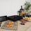 Salter Salter Bakes Bakeware Set Stackable 7 Piece Set Compact Storage Oven Safe Black 1