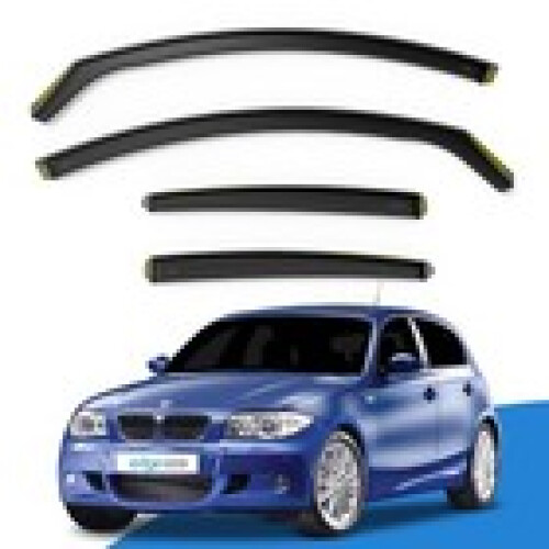 BMW BMW 1 Series E87 20042011 5 Door Hatchback Wind Deflectors 4pc Edgevisors
