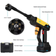 2 Battery Cordless Car High Pressure Washer Jet Water Wash Cleaner Gun Portable