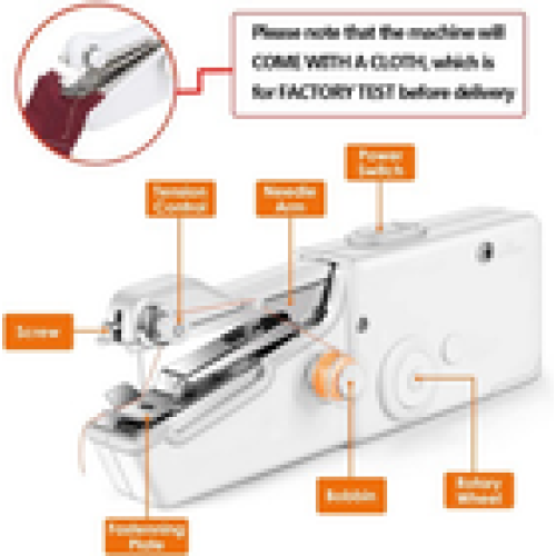 Mini Handheld Sewing Machine Stitch Home Hand Held Cordless Clothes Portable New 2