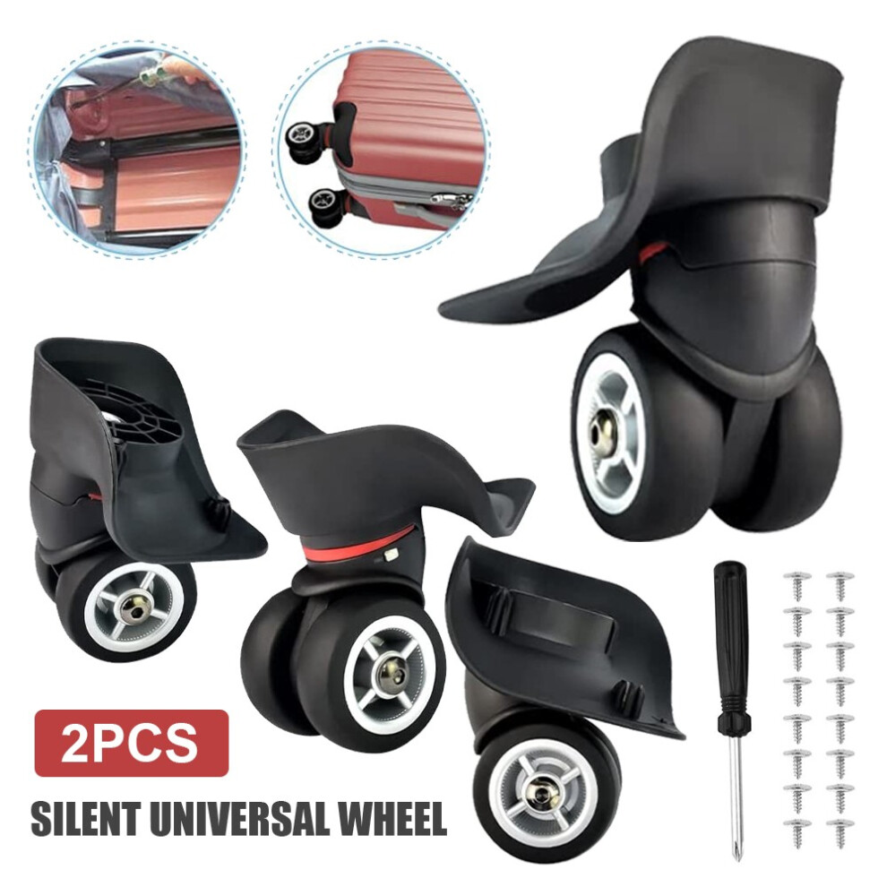 Luggage Wheel Suitcase Replacement Wheels Casters 360 Swivel Travel Case New 4X