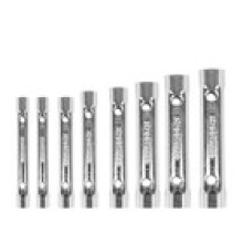 10Piece Steel Tubular Box Spanner Set 6mm22mm Workshop Garage DIY