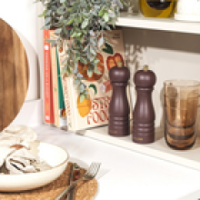 Salter Salt Pepper Grinder FSC Certified Adjustable Coarse to Fine Mulberry