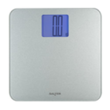 Salter Digital Bathroom Scale LCD Supersize Display Large Platform Silver