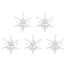 5 Pcs Christmas Die Cuts Christmas Tree Cutting Dies-JD062814