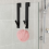 Beldray Beldray Shower Hooks Black – 2 Pack NoTool Fits 15cm Glass SpaceSaving 2