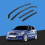 BMW BMW 1 Series E87 20042011 5 Door Hatchback Wind Deflectors 4pc Tinted 1